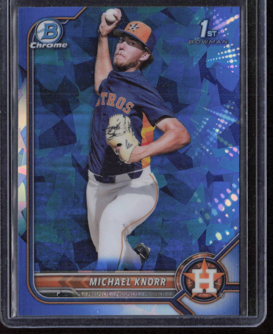 2022 Bowman Draft Sapphire Edition Michael Knorr