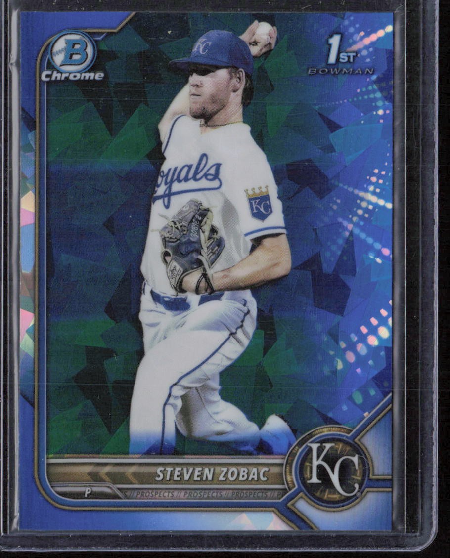 2022 Bowman Draft Sapphire Edition Steven Zobac