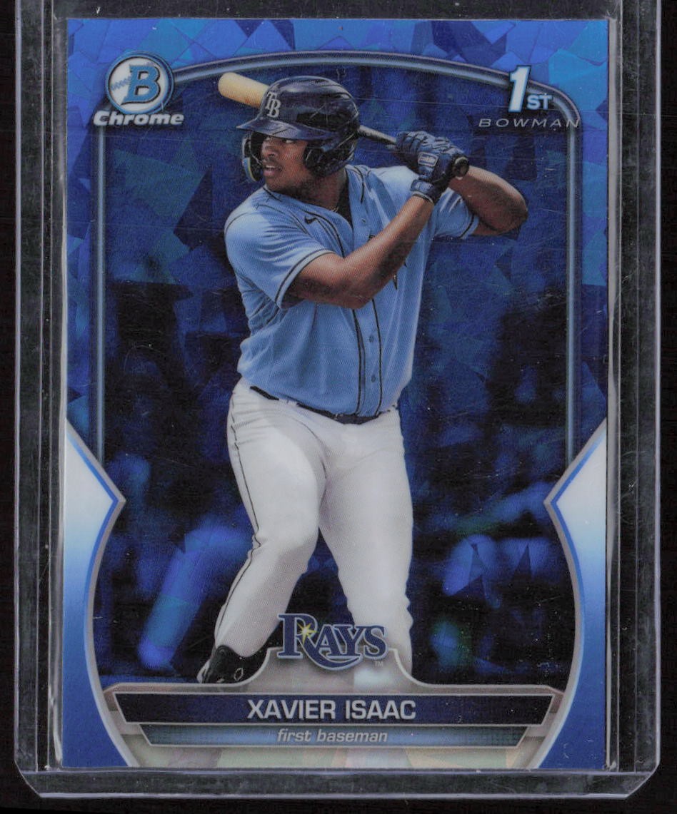 2023 Bowman Sapphire Edition Xavier Isaac