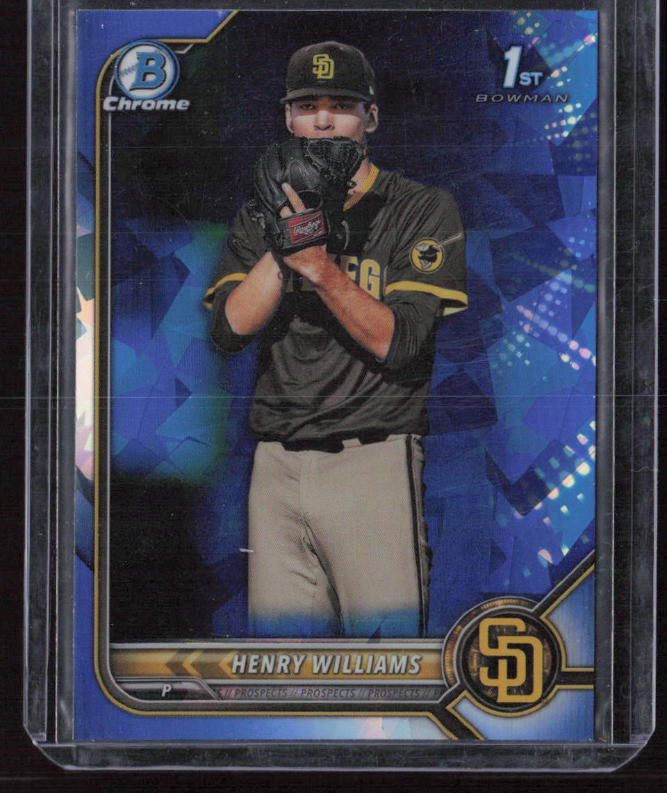 2022 Bowman Draft Sapphire Edition Henry Williams
