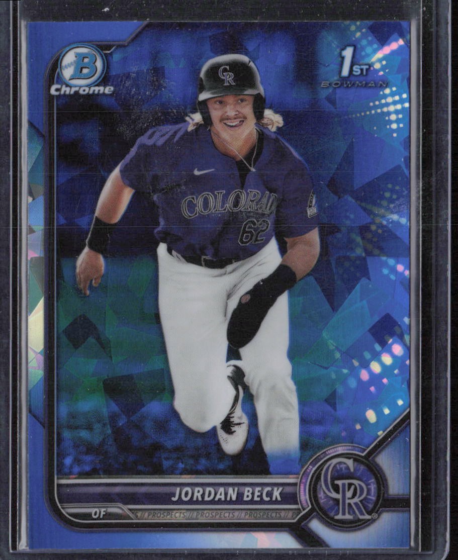 2022 Bowman Draft Sapphire Edition Jordan Beck