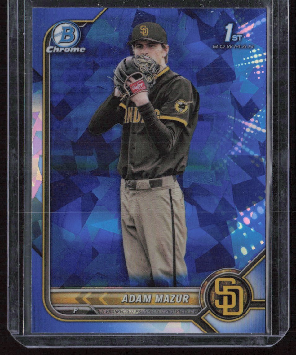 2022 Bowman Draft Sapphire Edition Adam Mazur