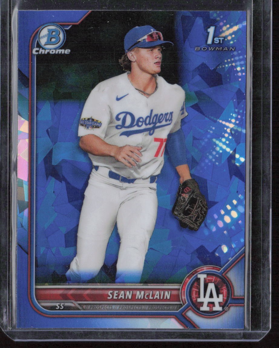 2022 Bowman Draft Sapphire Edition Sean McLain