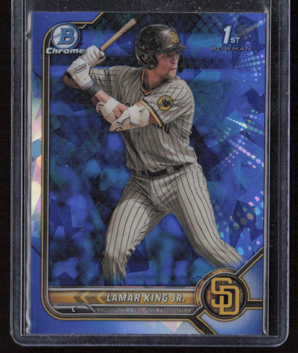 2022 Bowman Draft Sapphire Edition Lamar King Jr.