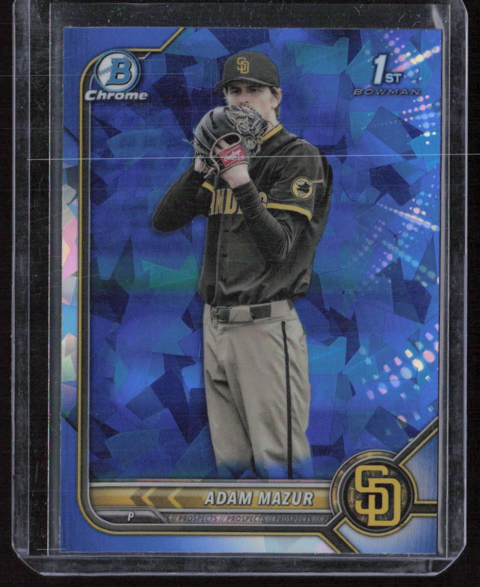2022 Bowman Draft Sapphire Edition Adam Mazur