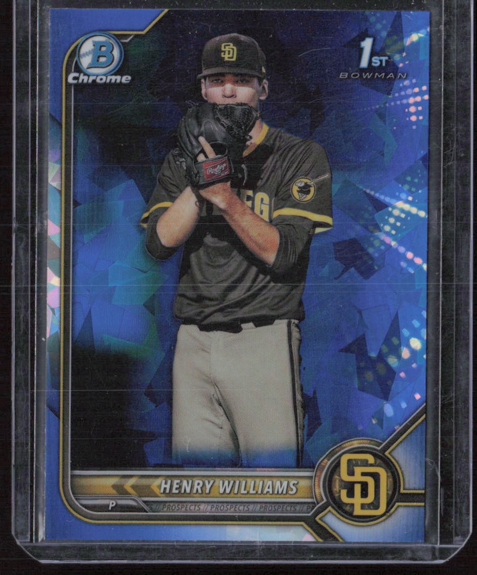2022 Bowman Draft Sapphire Edition Henry Williams
