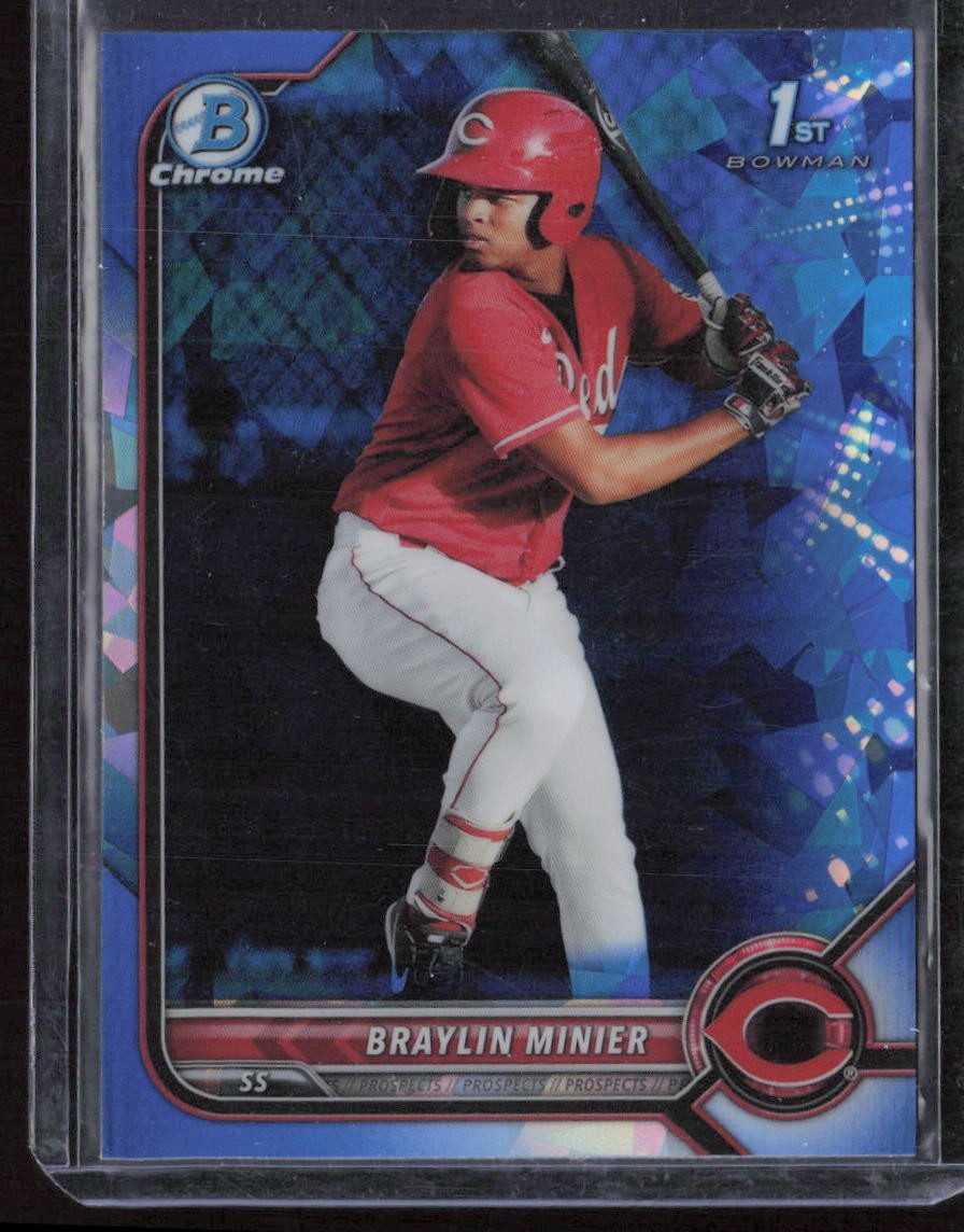 2022 Bowman Sapphire Edition Braylin Minier