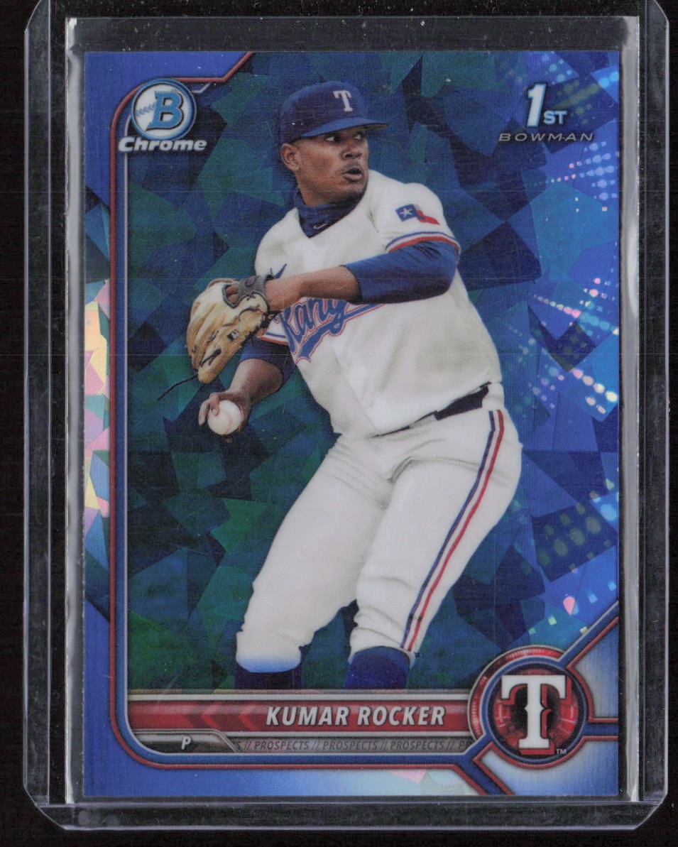 2022 Bowman Draft Sapphire Edition Kumar Rocker