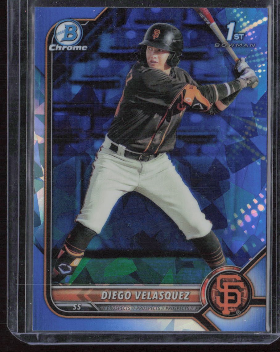 2022 Bowman Sapphire Edition Diego Velasquez