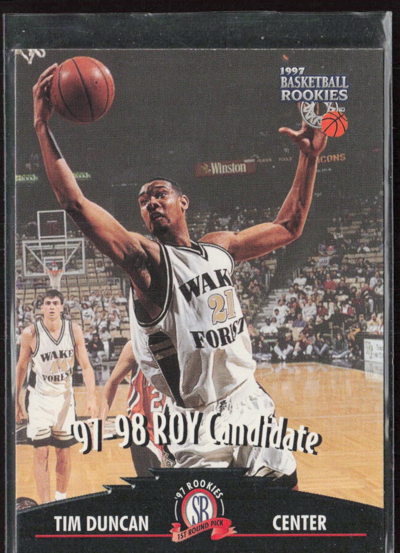 1997 Score Board Rookies Tim Duncan