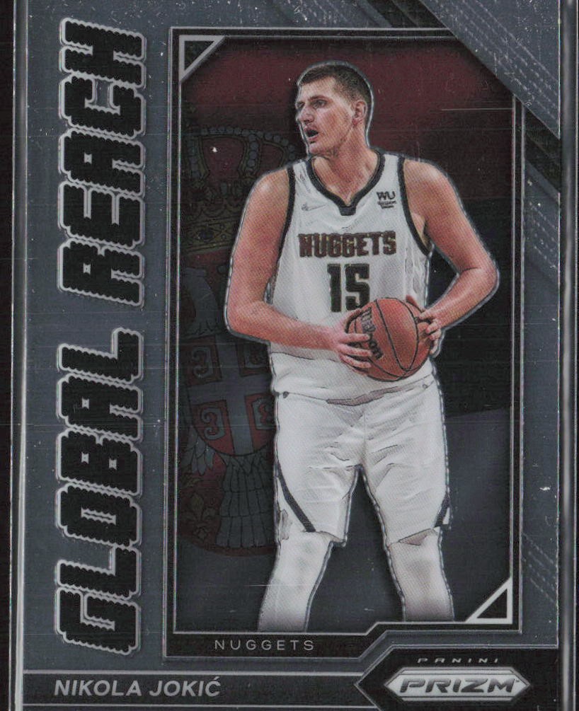 2022-23 Panini Prizm Nikola Jokic Global Reach