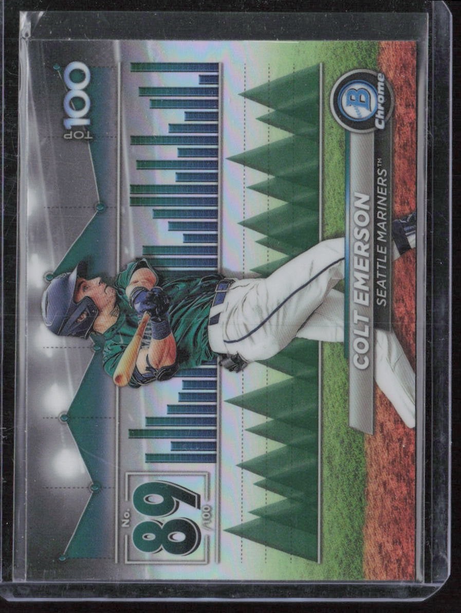 2024 Bowman Chrome #BTP-89 Colt Emerson Top 100