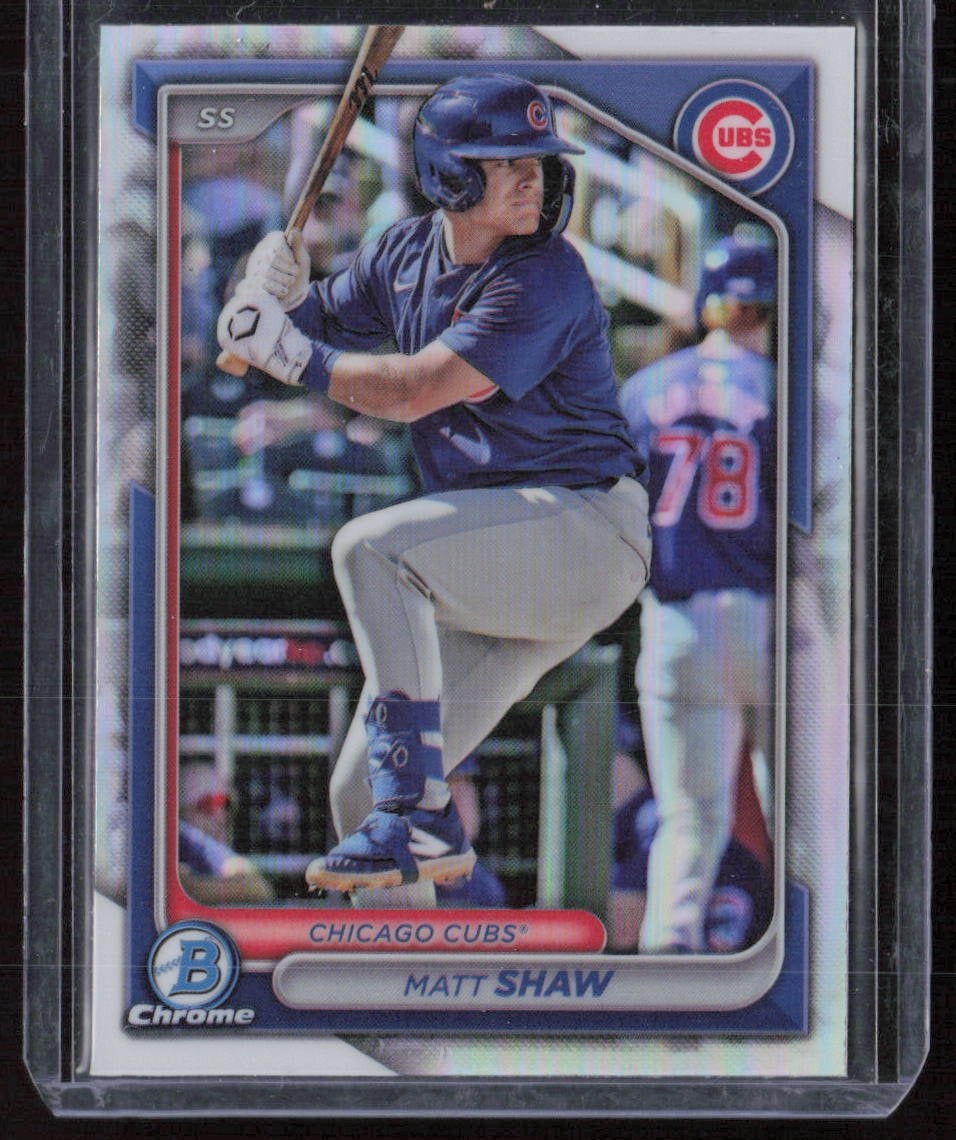 2024 Bowman Chrome #BDC-26 Matt Shaw Refractor
