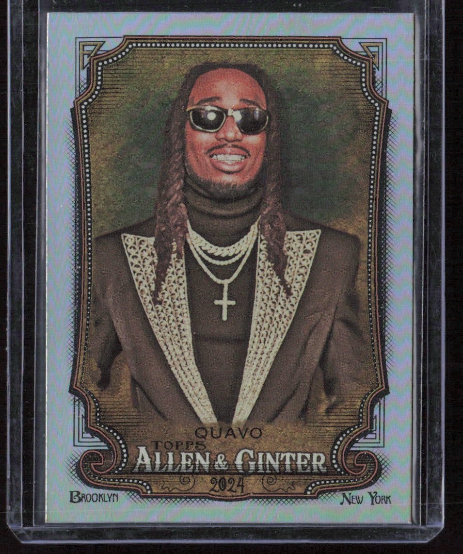 2024 Topps Allen & Ginter #241 QUAVO Silver Portrait