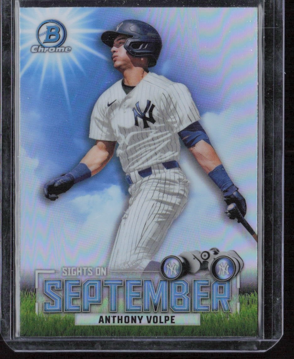 2023 Bowman Chrome Sights on September #SOS-14 Anthony Volpe