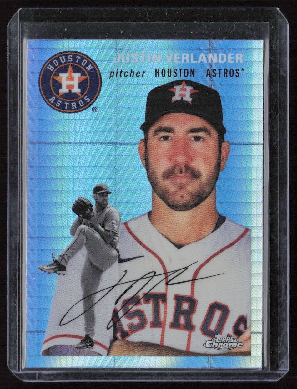 2022 Topps Chrome #253 JUSTIN VERLANDER Prism