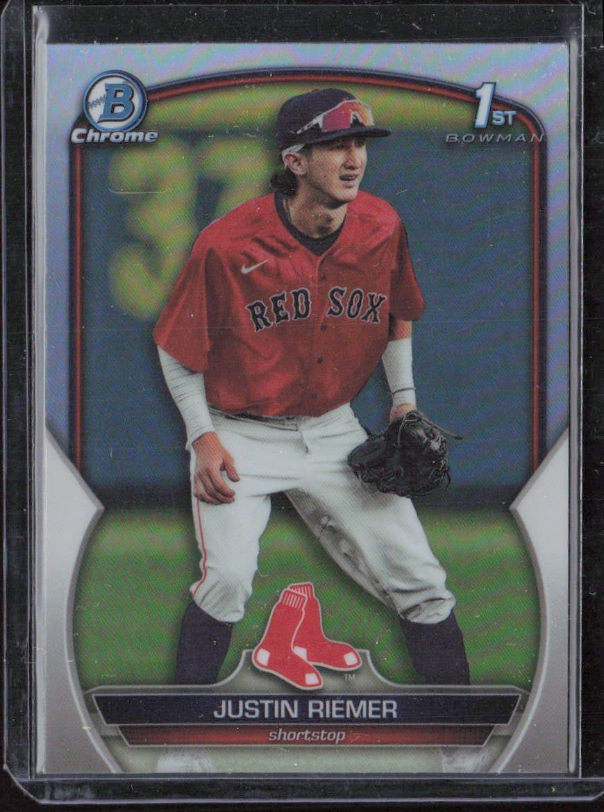 2023 Bowman Chrome #BDC-182 Justin Riemer Refractor
