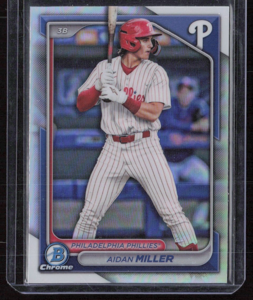 2024 Bowman Chrome #BDC-115 Aidan Miller Refractor