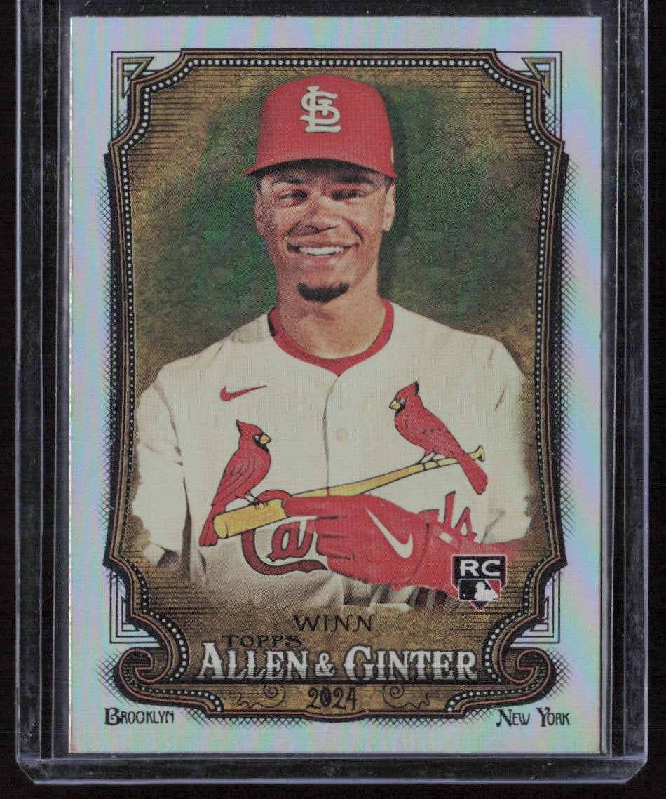 2024 Topps Allen & Ginter #24 Masyn Winn Silver Portrait