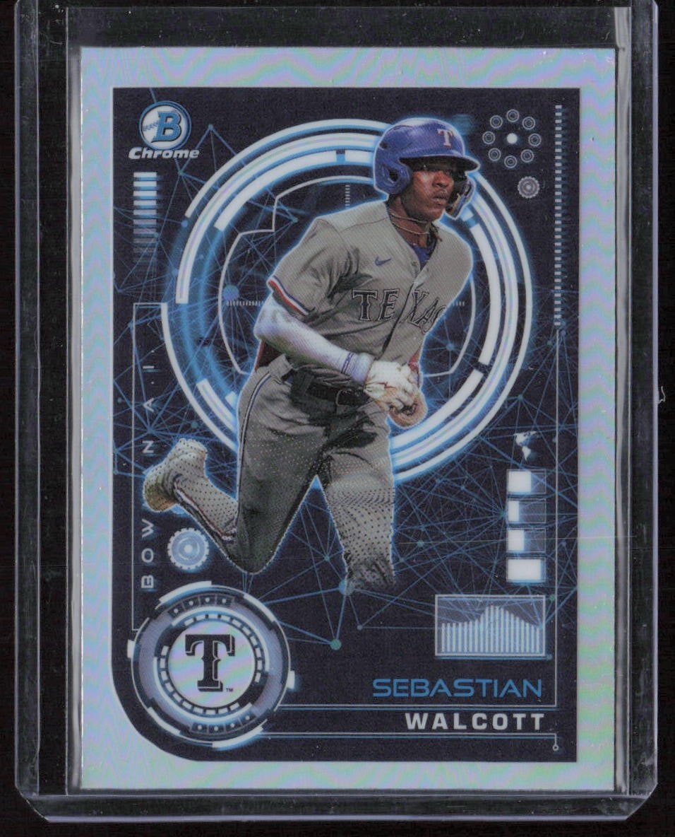2024 Bowman Chrome #BAI-12 Sebastian Walcott AI