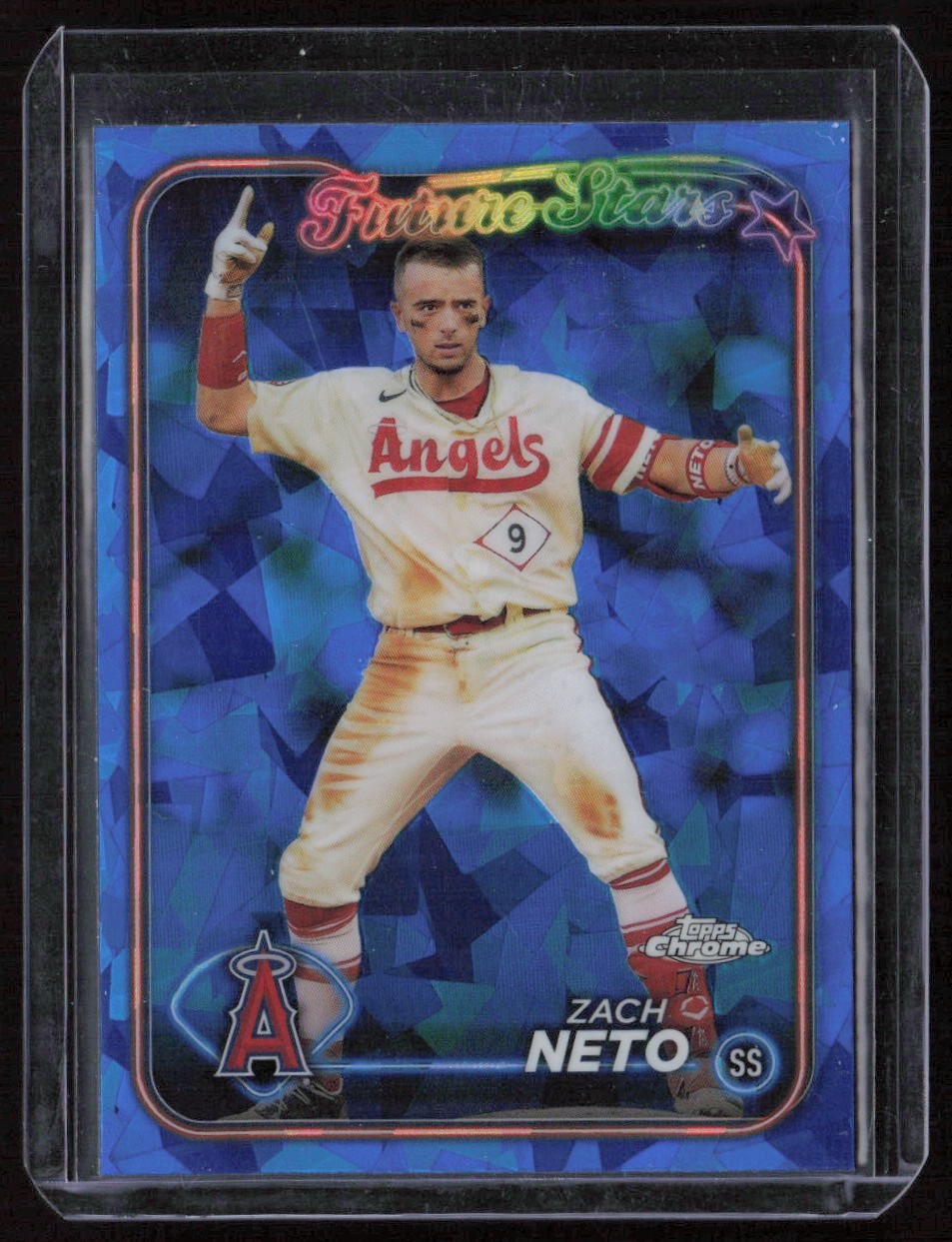 2024 Topps Chrome Sapphire #545 Zach Neto Future Stars