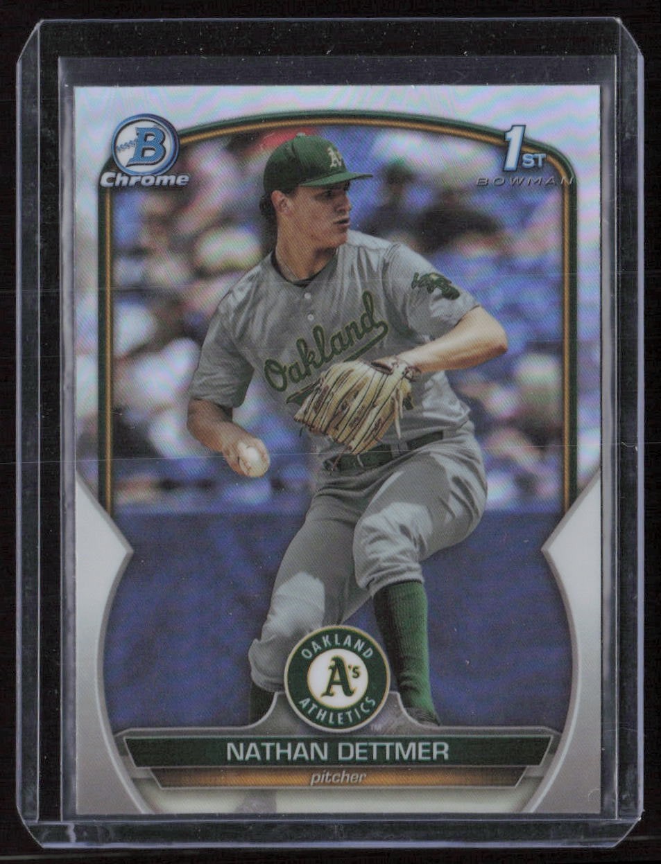 2023 Bowman Chrome #BDC-146 NATHAN DETTMER Refractor