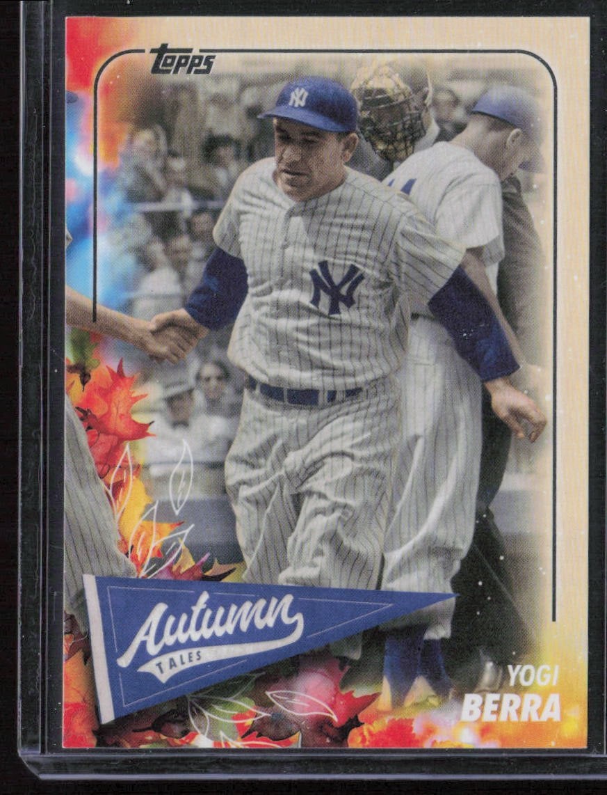 2024 Topps #AT-40 Yogi Berra Autumn Tales