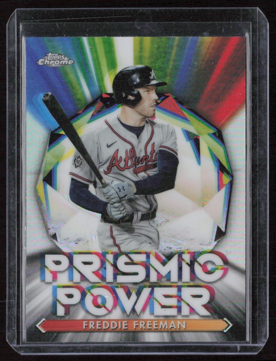 2021 Topps Chrome #PP-8 FREDDIE FREEMAN Prismic Power