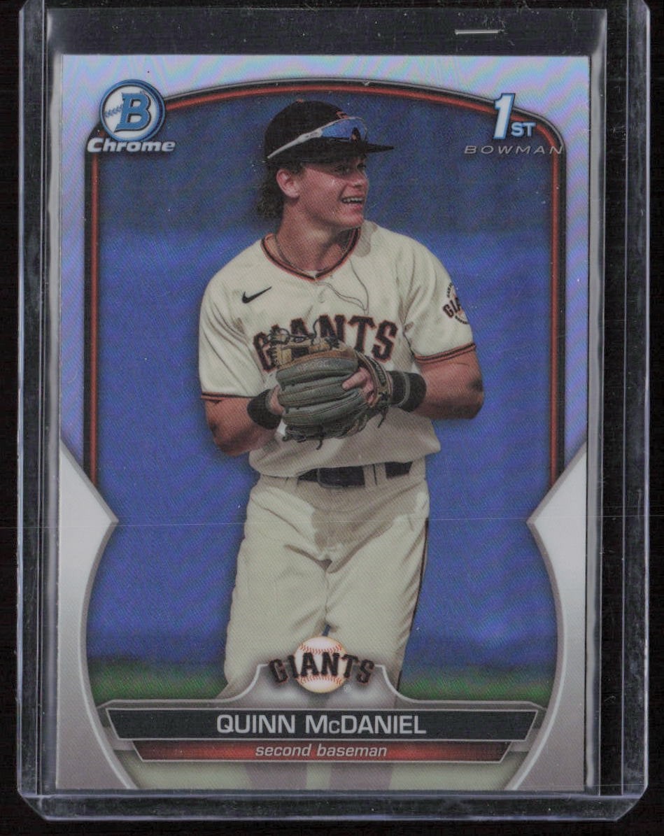 2023 Bowman Chrome #BDC-136 Quinn McDaniel Refractor