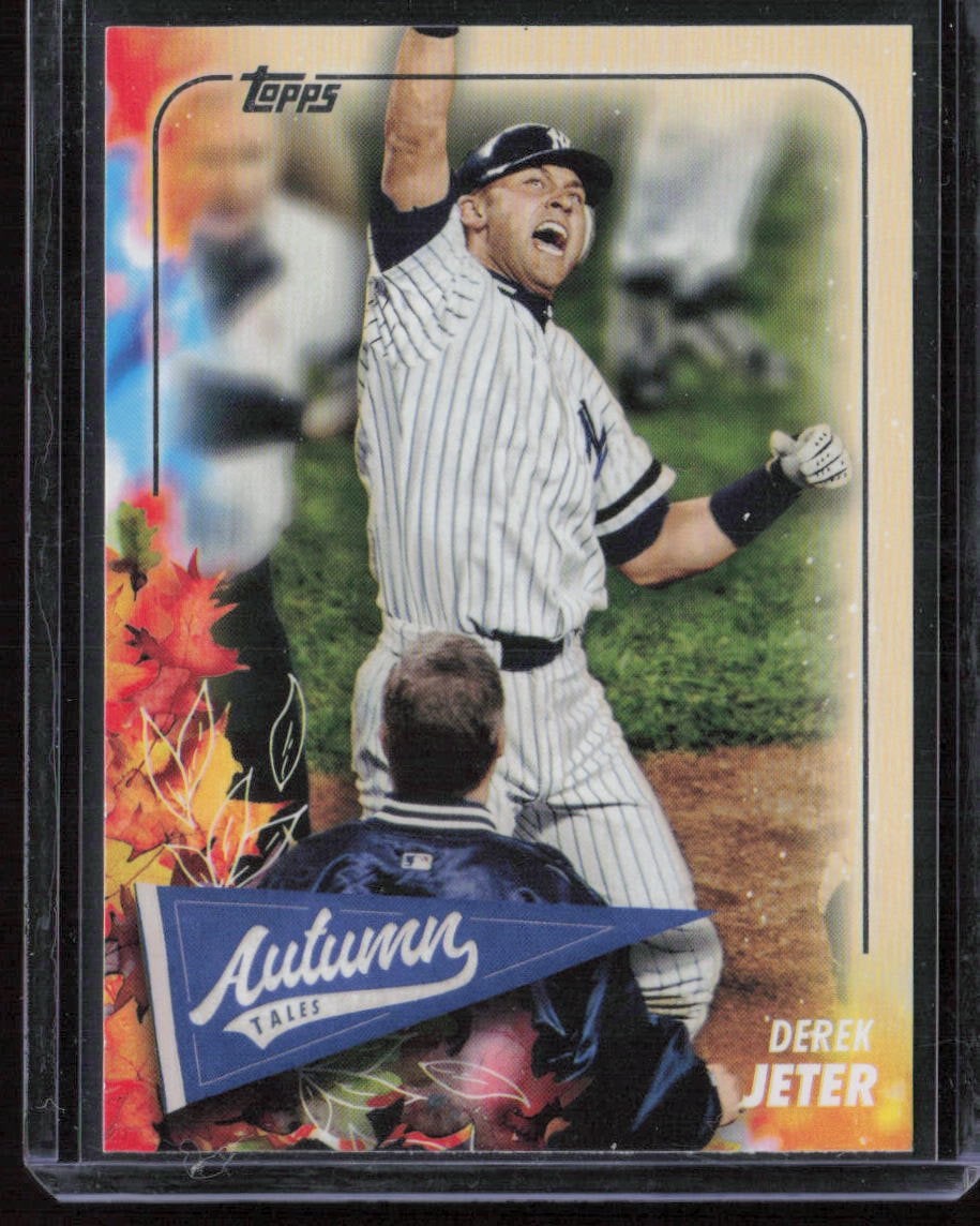 2024 Topps #AT-28 Derek Jeter Autumn Tales