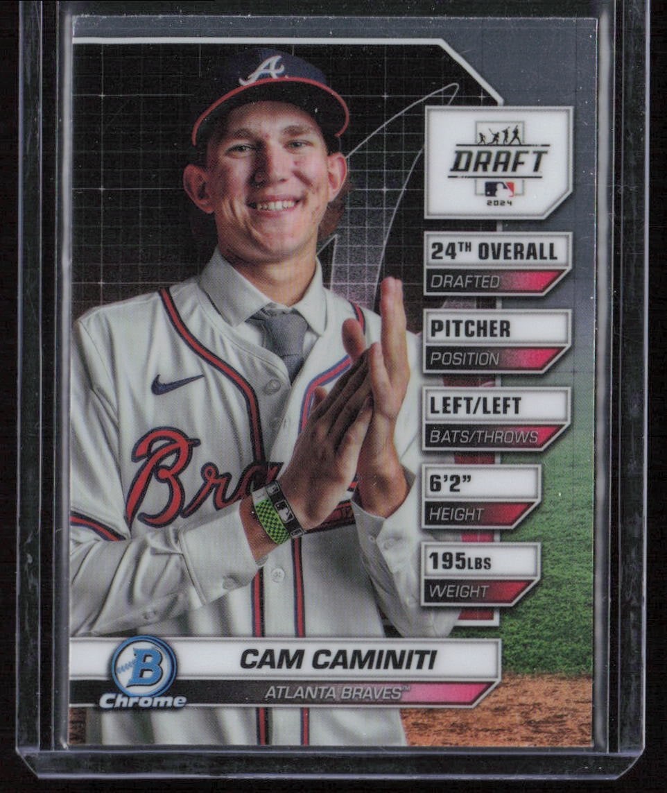 2024 Bowman Chrome #BDN-10 CAM CAMINITI Draft Night