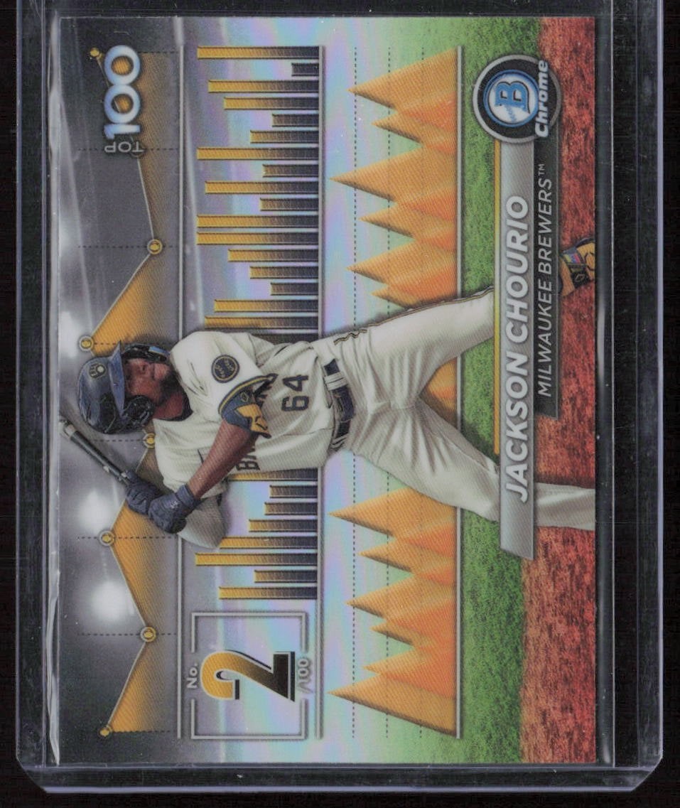 2024 Bowman Chrome #BTP-2 Jackson Chourio Top 100