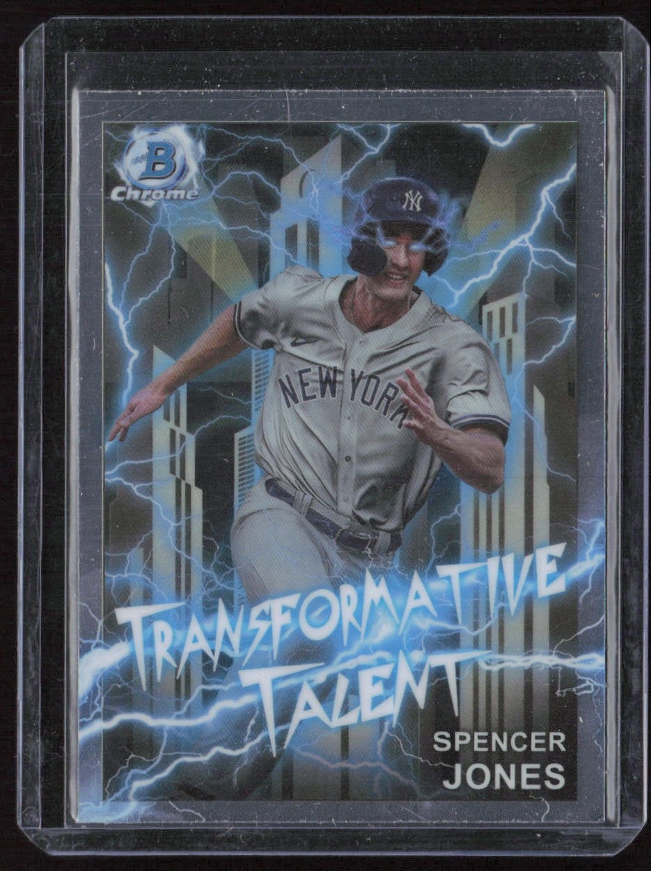 2023 Bowman Chrome #TT-16 Spencer Jones Transformative Talent