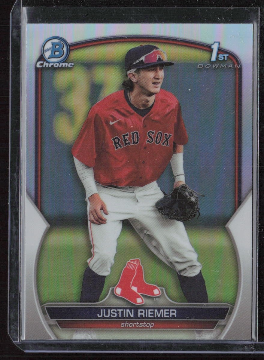 2023 Bowman Chrome #BDC-182 Justin Riemer Refractor