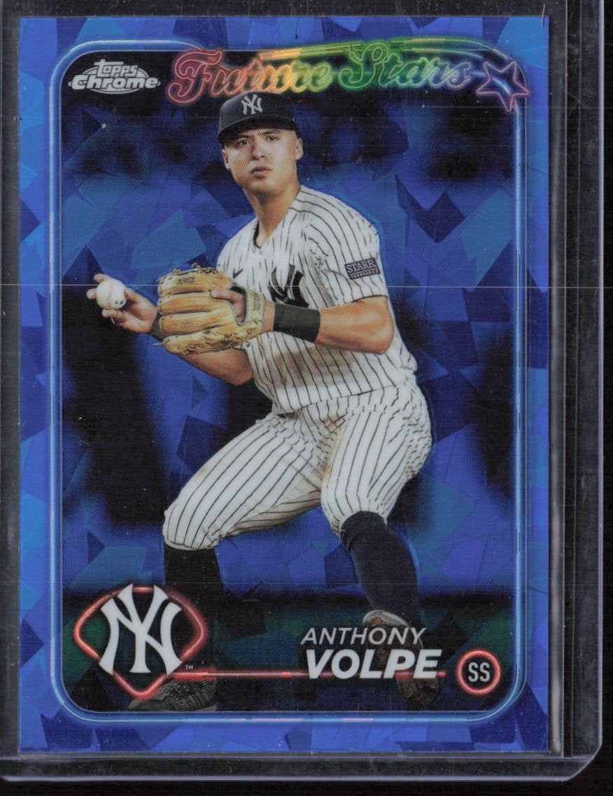2024 Topps Chrome Future Stars #180 ANTHONY VOLPE Sapphire