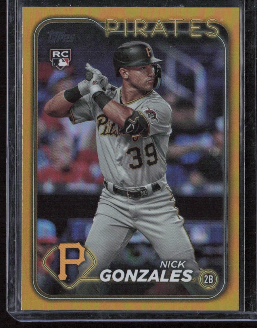 2023 Topps Series One #168 Nick Gonzales Gold Foil