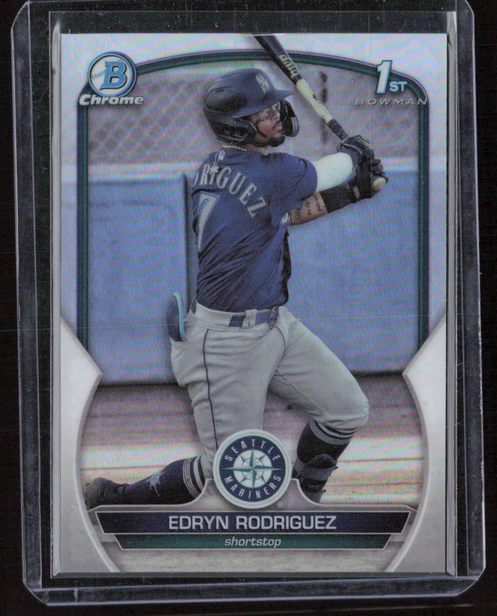 2023 Bowman Chrome #BCP-185 Edryn Rodriguez Refractor
