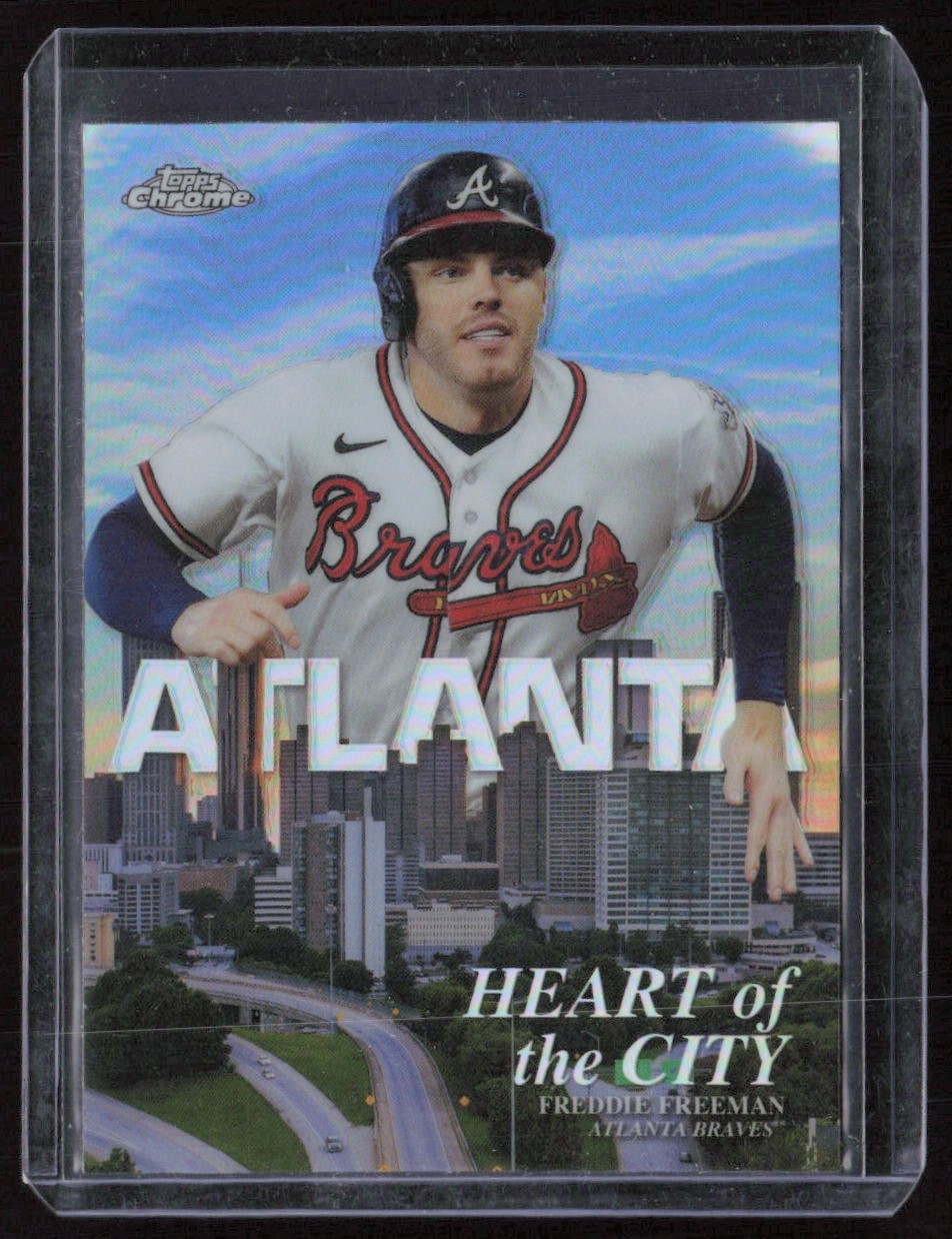 2022 Topps Chrome #HOC-5 Freddie Freeman Heart of the City