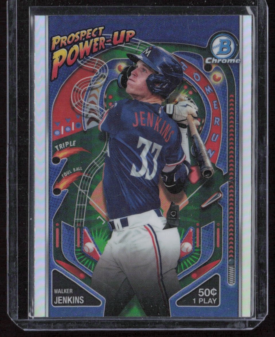 2024 Bowman Chrome Prospect Power-Up #PP-1 Walker Jenkins