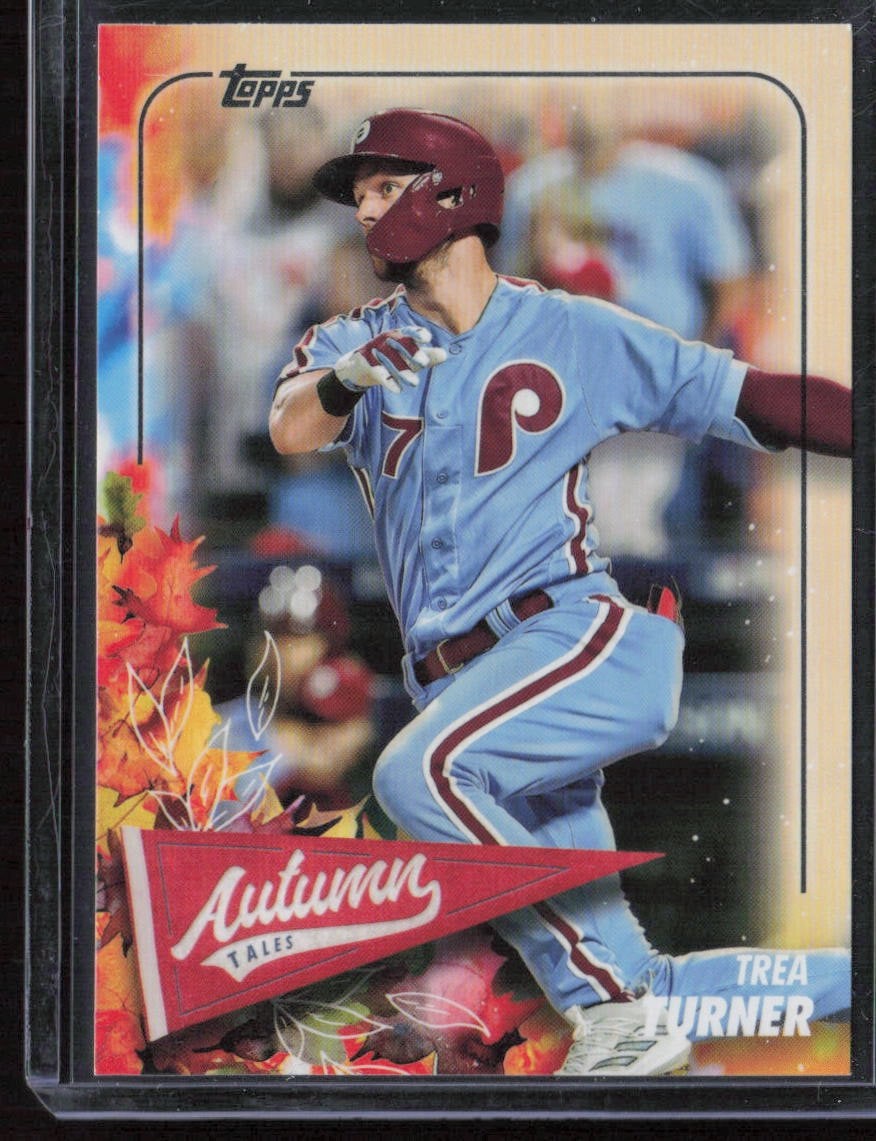 2024 Topps #AT-47 Trea Turner Autumn Tales