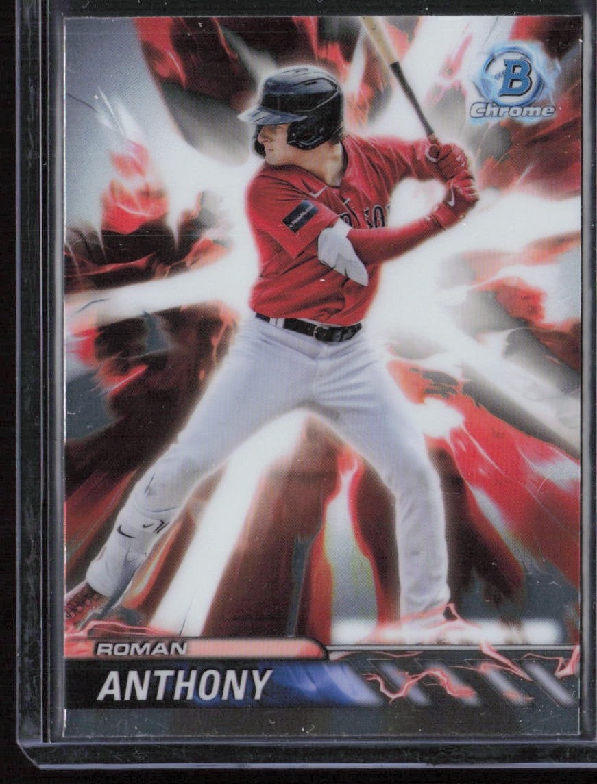 2024 Bowman Chrome #PP-18 Roman Anthony Plasma Power