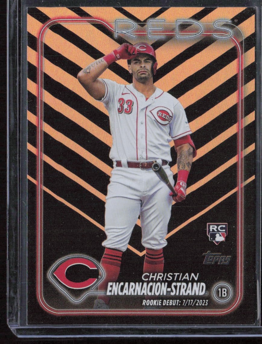 2024 Topps Update Series #US201 Christian Encarnacion-Strand Holiday Foil