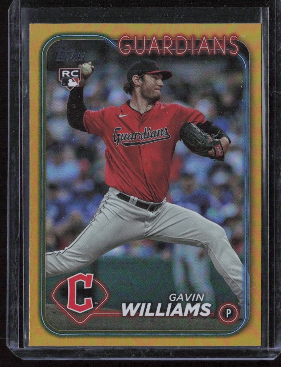 2024 Topps #242 GAVIN WILLIAMS Gold Foil