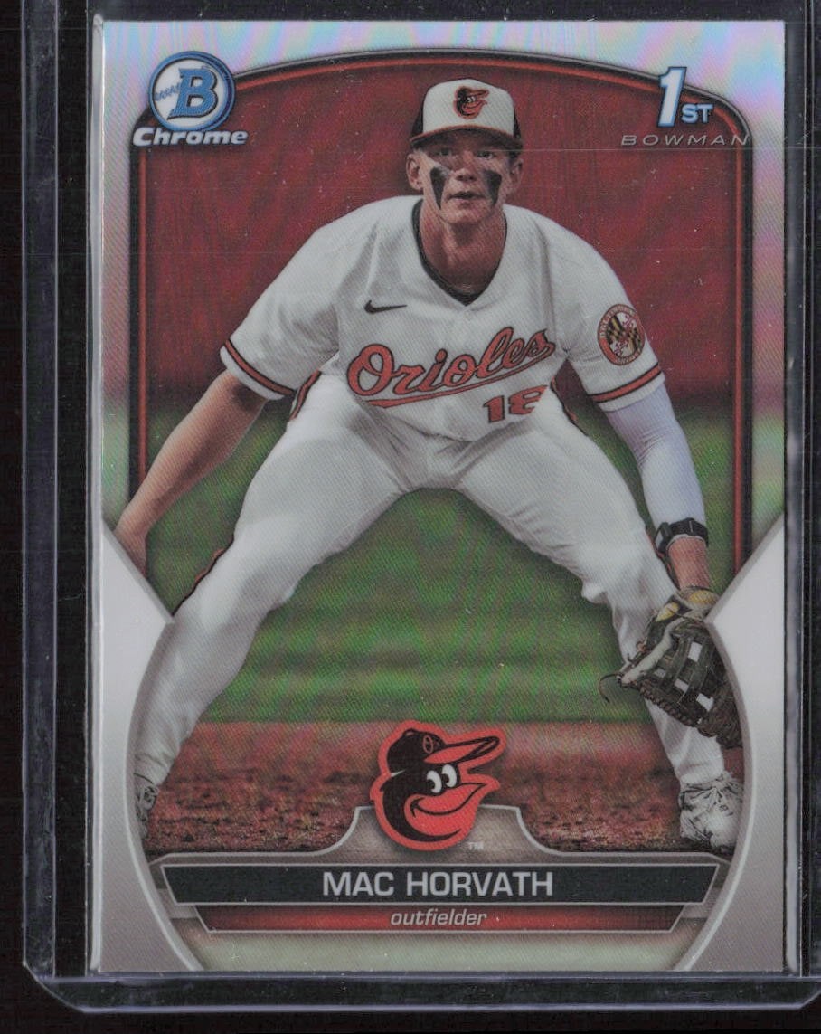 2023 Bowman Chrome #BDC-90 Mac Horvath Refractor