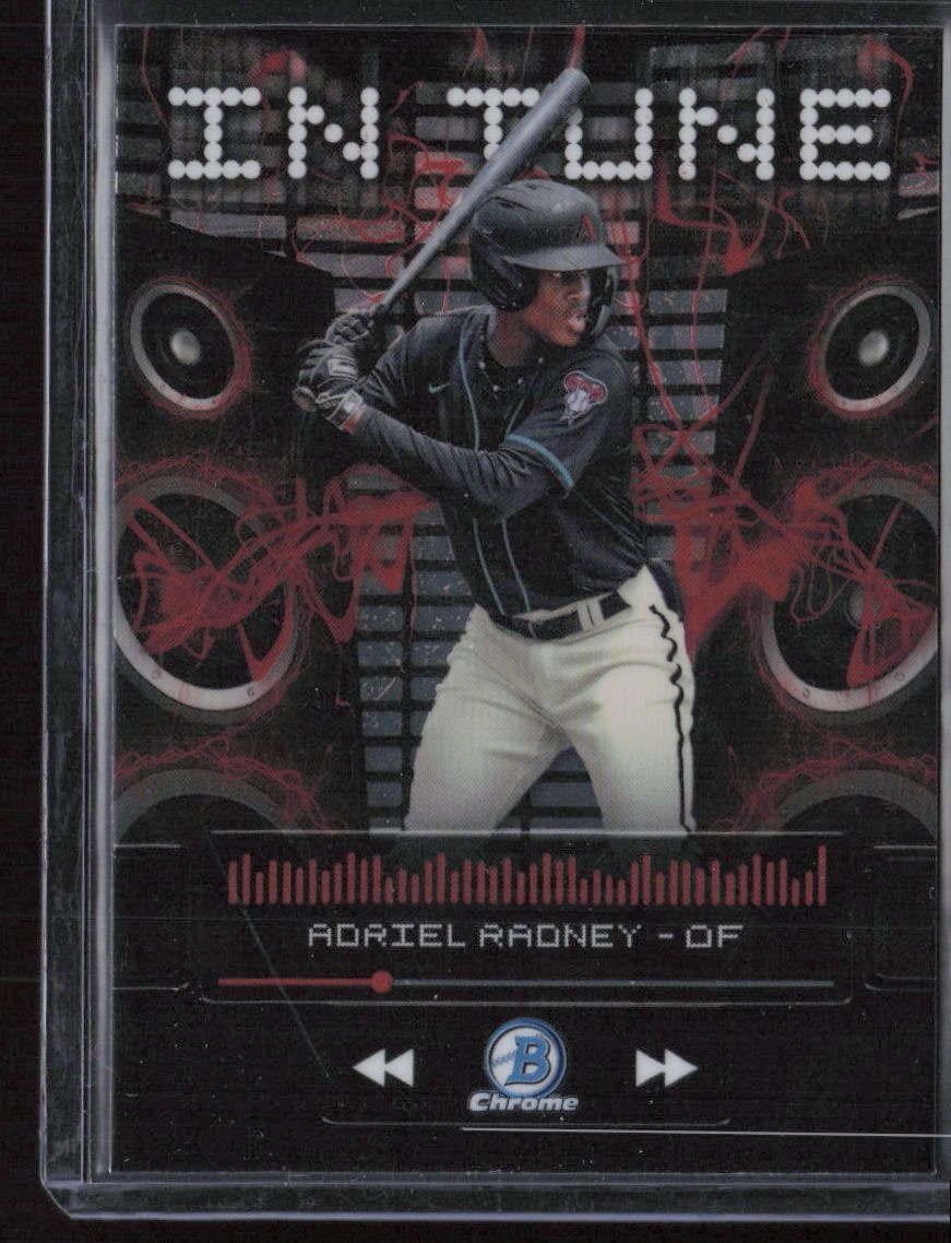 2024 Bowman Chrome #IT-15 Adriel Radney In Tune