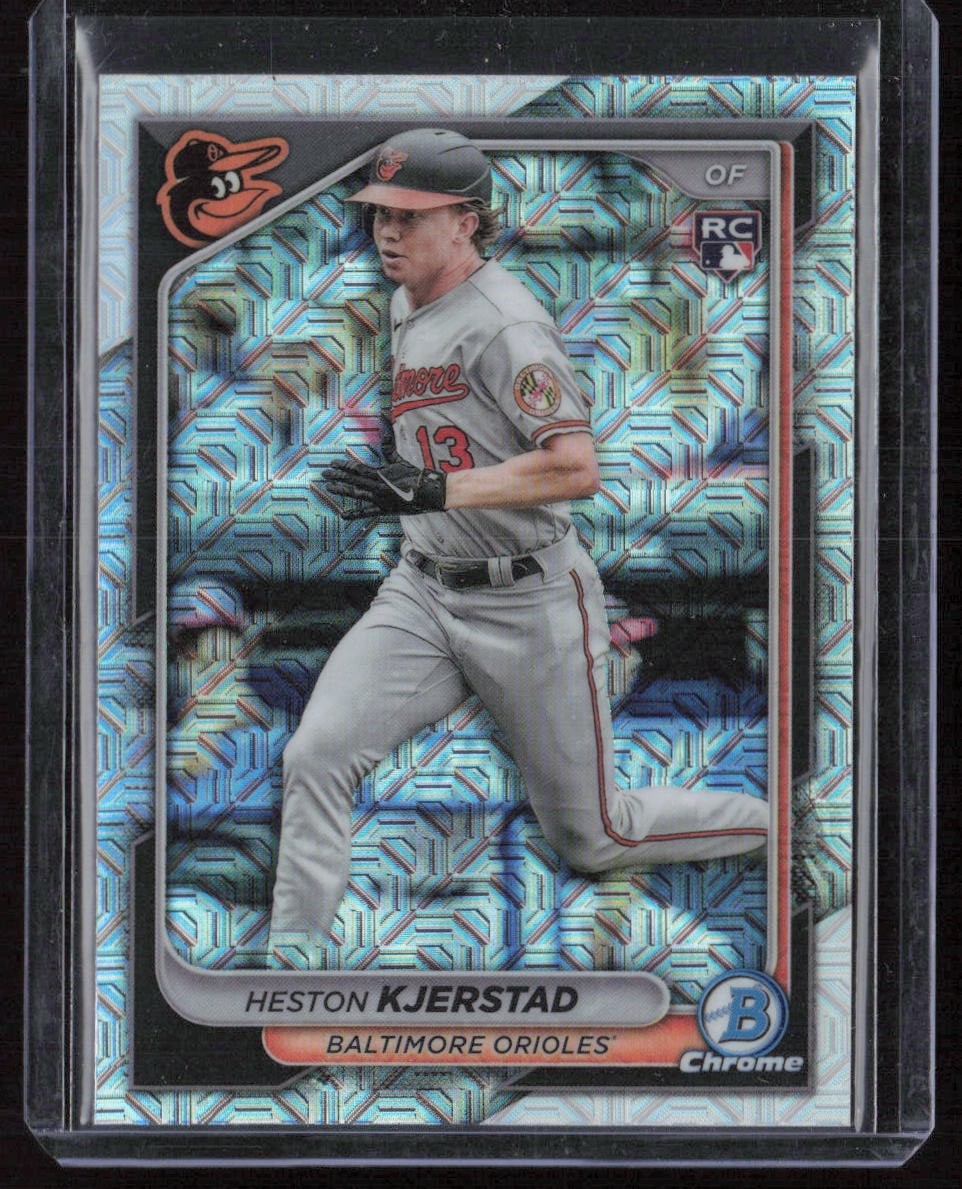2024 Bowman Chrome #44 Heston Kjerstad Mojo