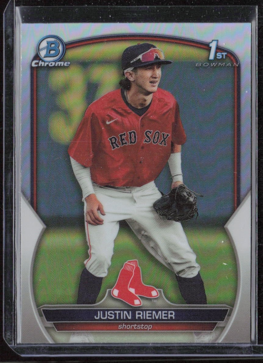 2023 Bowman Chrome #BDC-182 Justin Riemer Refractor