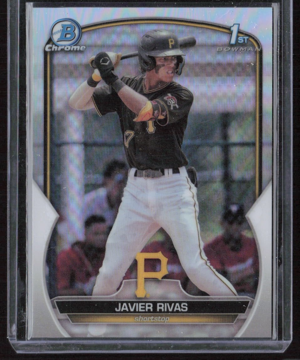 2023 Bowman Chrome #BCP-159 Javier Rivas Refractor /499