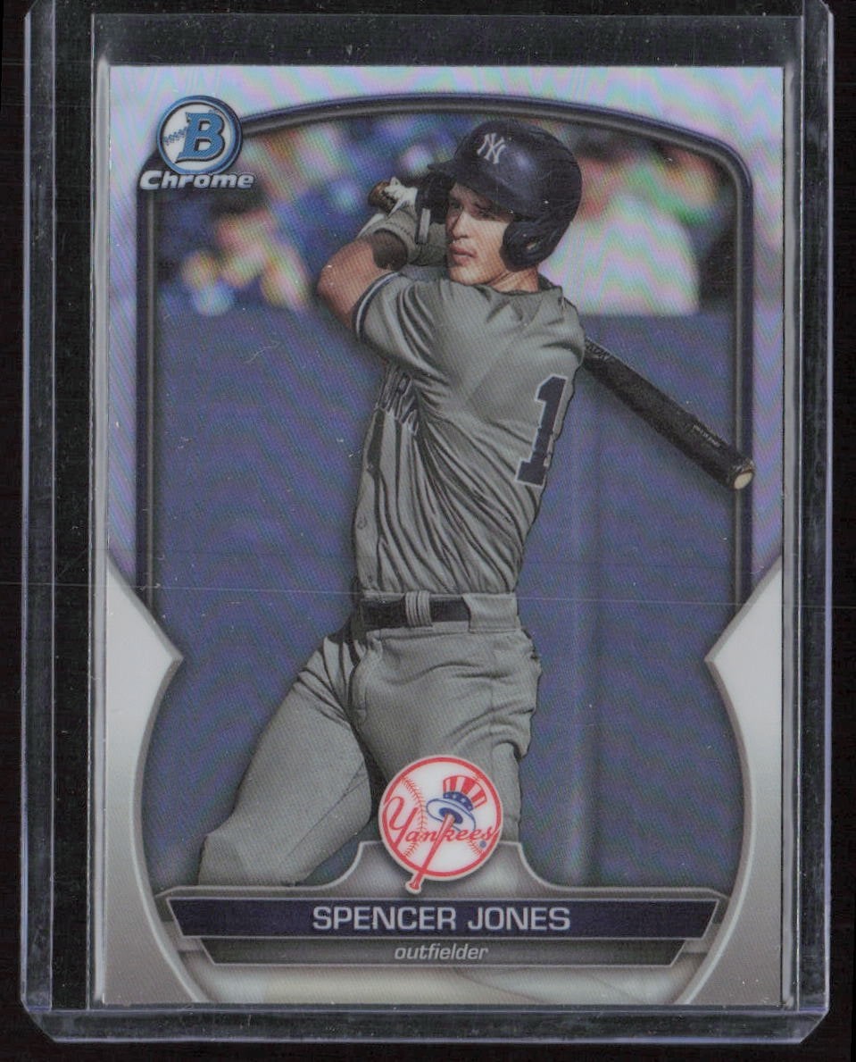 2023 Bowman Chrome #BDC-196 Spencer Jones Refractor