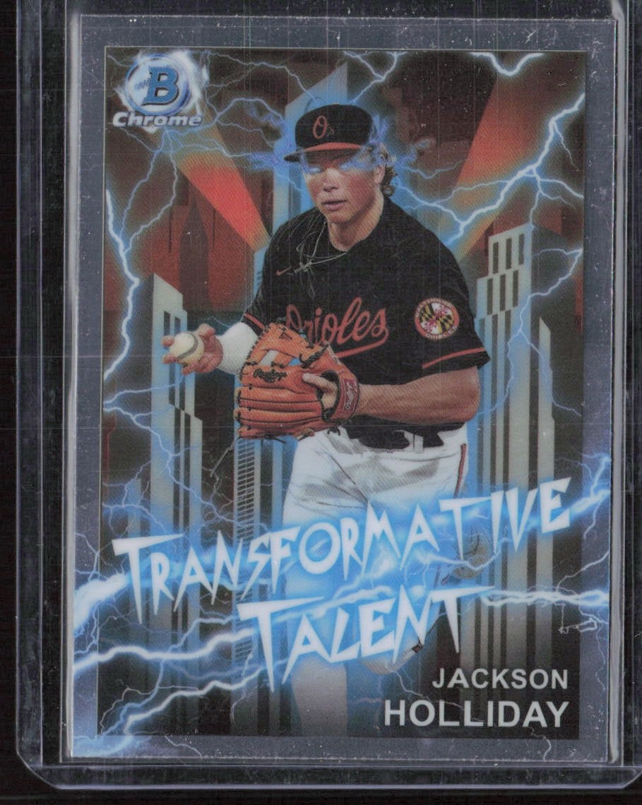 2023 Bowman Chrome #TT-5 Jackson Holliday Transformative Talent